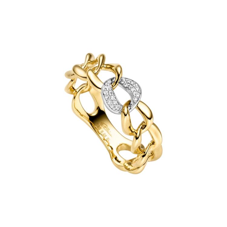 Ring mit 20 Brillanten zus. 0,05ct.