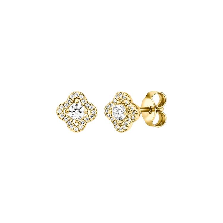 Ohrschmuck mit 42 Zirkonia