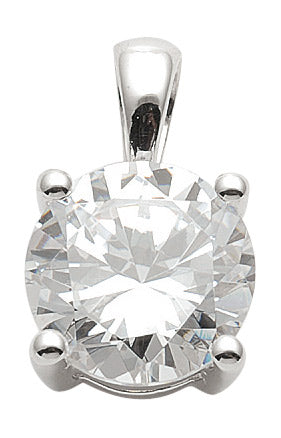 Kettenanhänger aus Silber mit Zirkonia