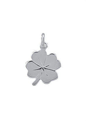 Kleeblatt Kettenanhänger aus Silber