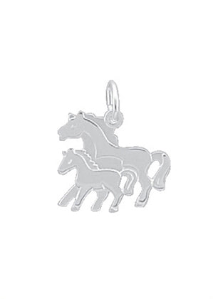 Pferd Kettenanhänger aus Silber