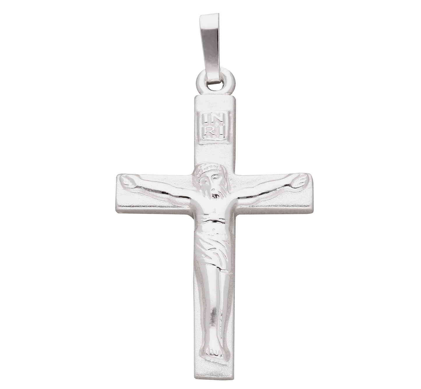 Korpus Kreuz Anhänger aus Silber