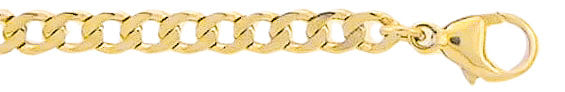 Flachpanzer Armband aus Gold