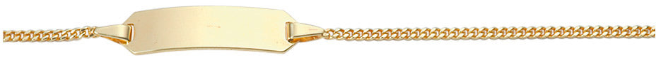 Flachpanzer Gravurarmband aus Gold