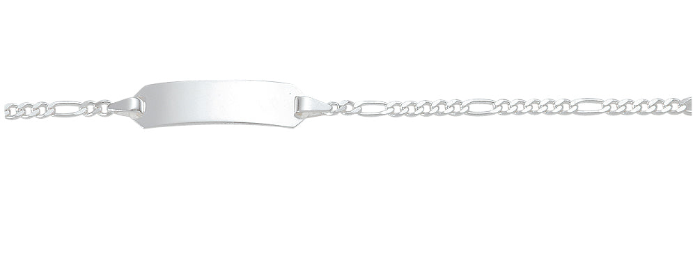 Figaro Id-Armband aus Silber