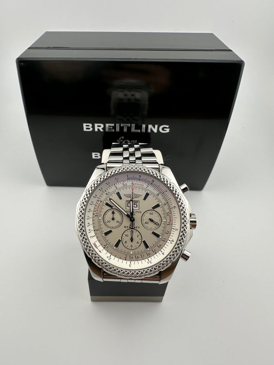 Breitling for Bentley 6.75 A44362 Full Set aus 2008 frischer Service