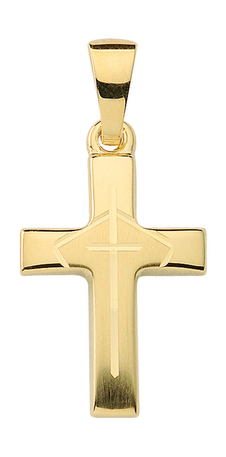 Kreuzanhänger aus Gold