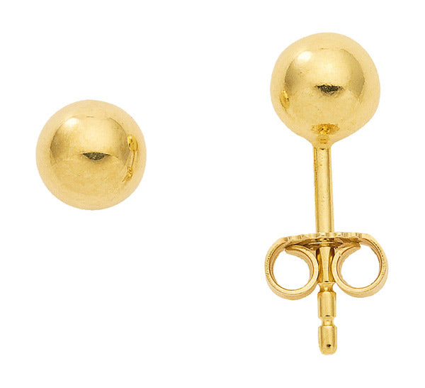 Kugel Ohrstecker aus Gold