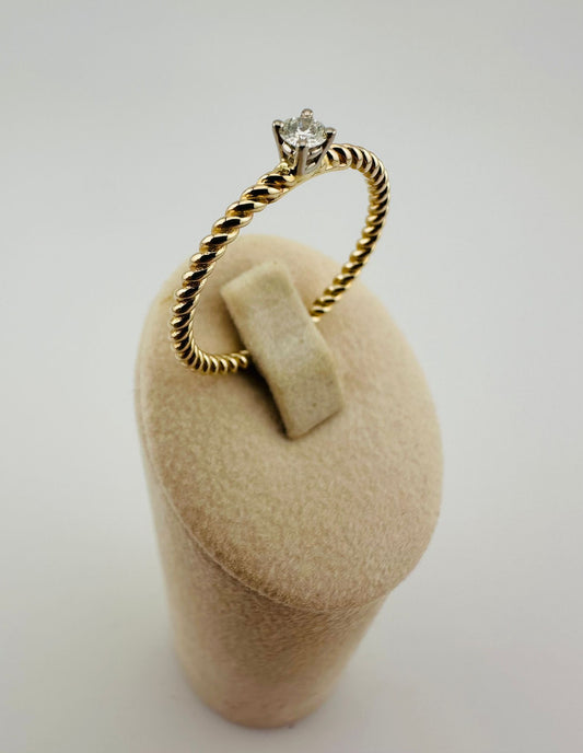 Verlobungsring 585/- 0,10 ct.
