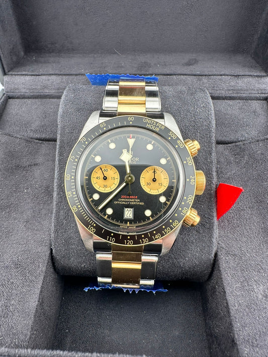 Tudor Black Bay Chronograph Stahl Gold Fullset 2020, Referenz 79363N