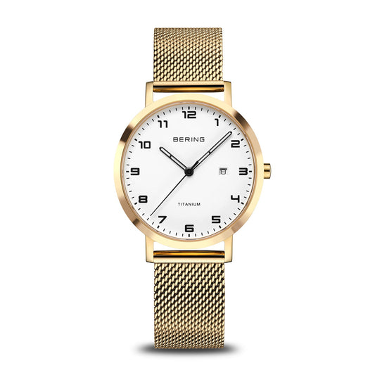 Titanium | gold poliert/gebürstet | 18634-334