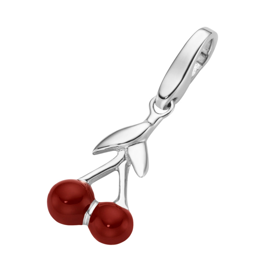 Charm Kirsche 925/- Sterling Silber