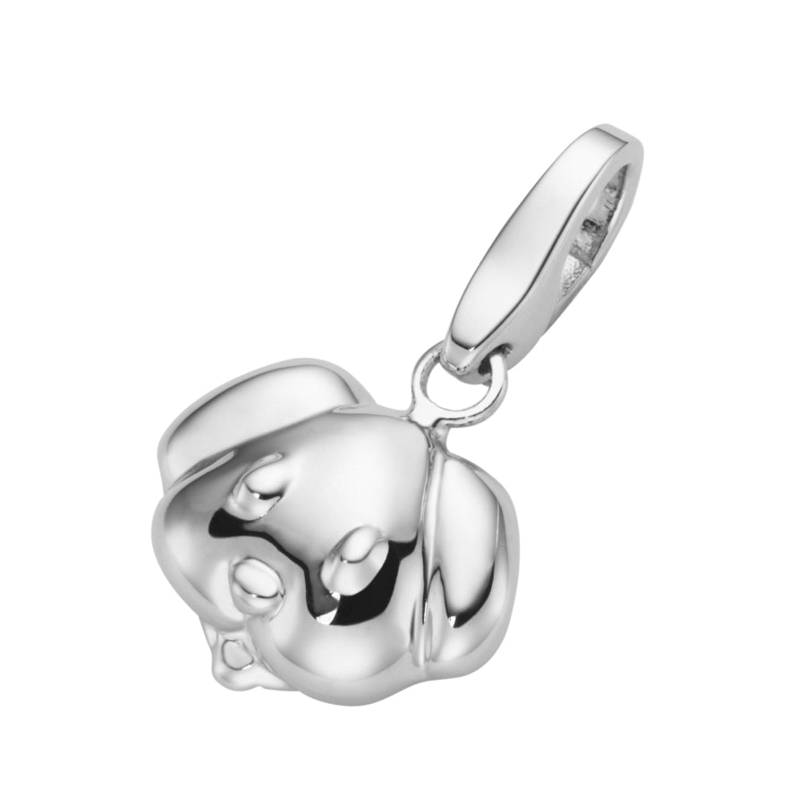 Charm Hundekopf 925/- Sterling Silber