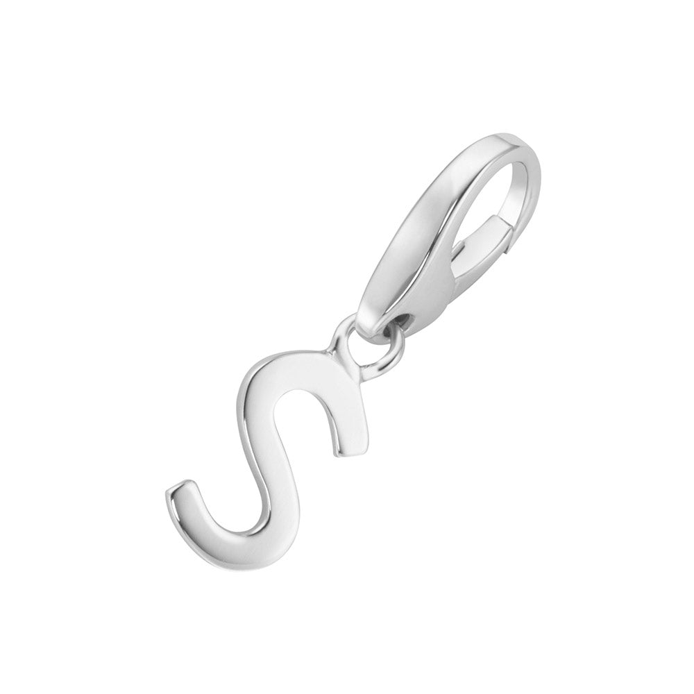 Charm Buchstabe S 925/- Sterling Silber