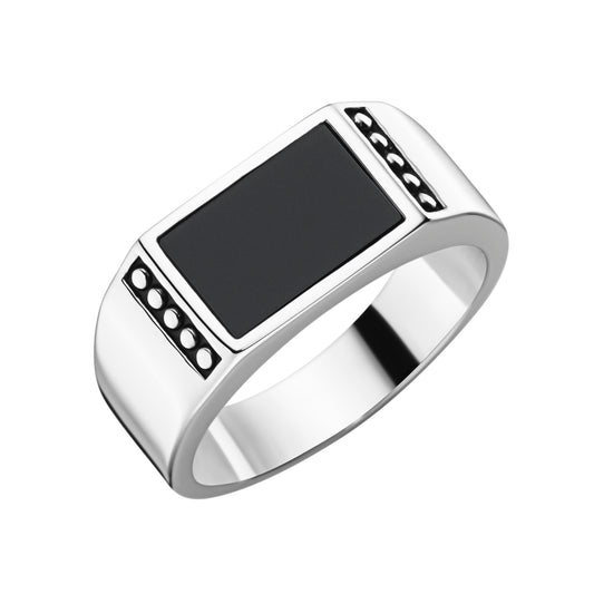Siegelring Achat 925/- Sterling Silber