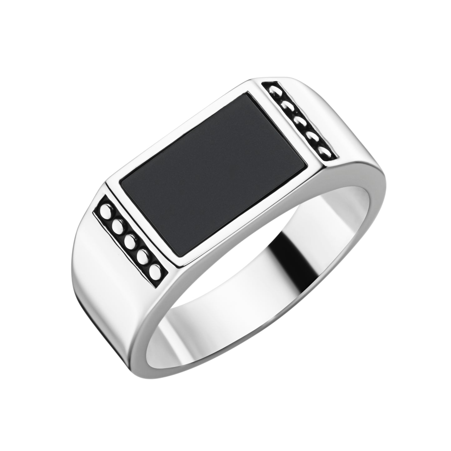 Siegelring Achat 925/- Sterling Silber