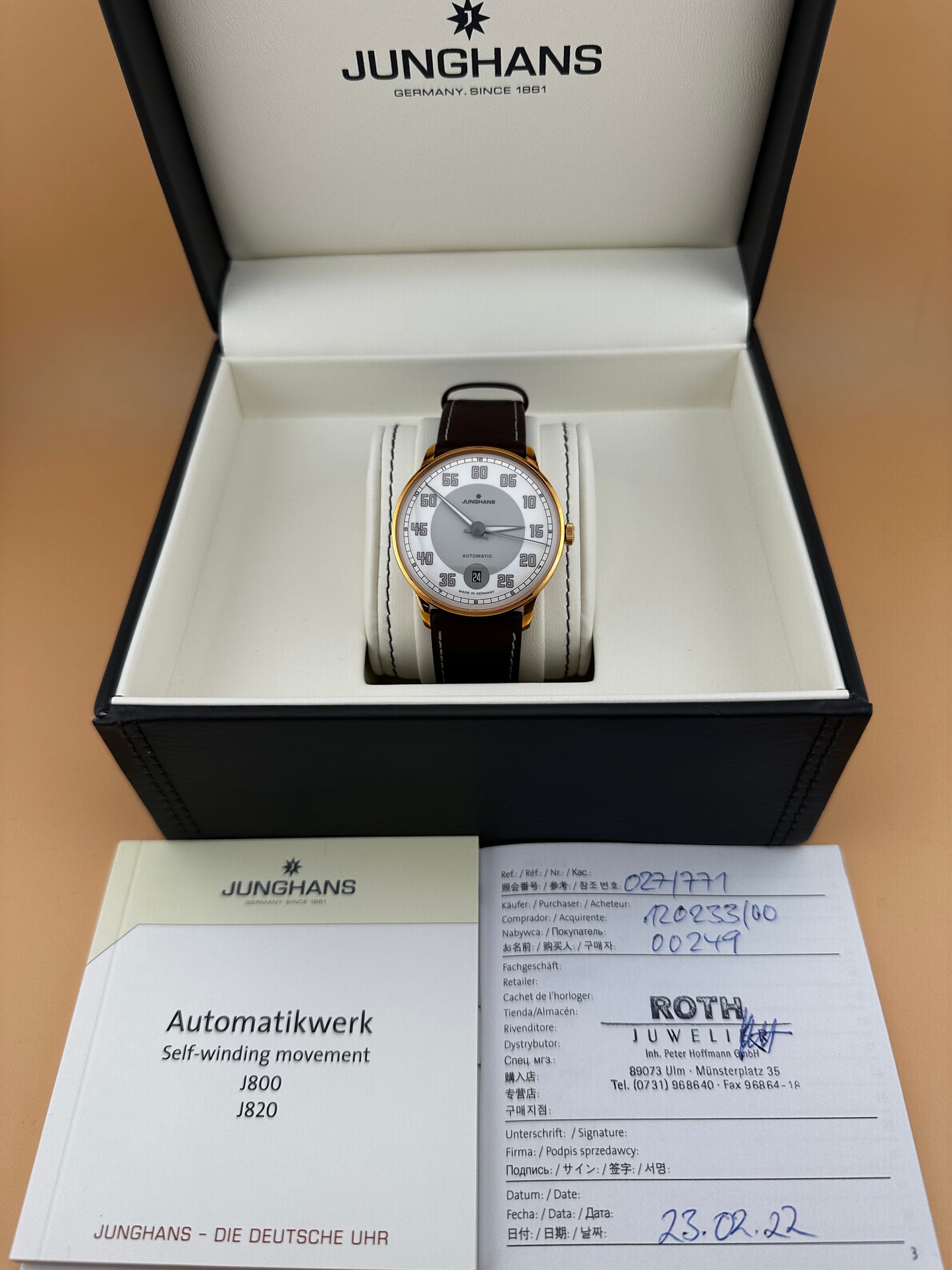 Junghans MEISTER Driver 027/7710.00