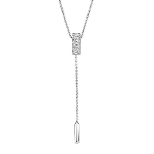 Anhänger mit Kette mit 23 Brillanten zus. 0,11ct.