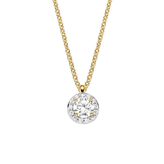 Collier mit 14 Zirkonia