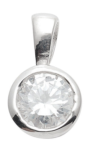 Kettenanhänger aus Silber mit Zirkonia