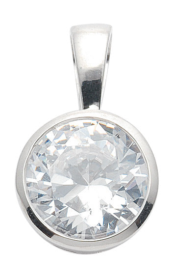 Kettenanhänger aus Silber mit Zirkonia
