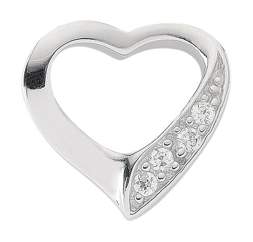Swingheart Kettenanhänger aus Silber mit Zirkonia