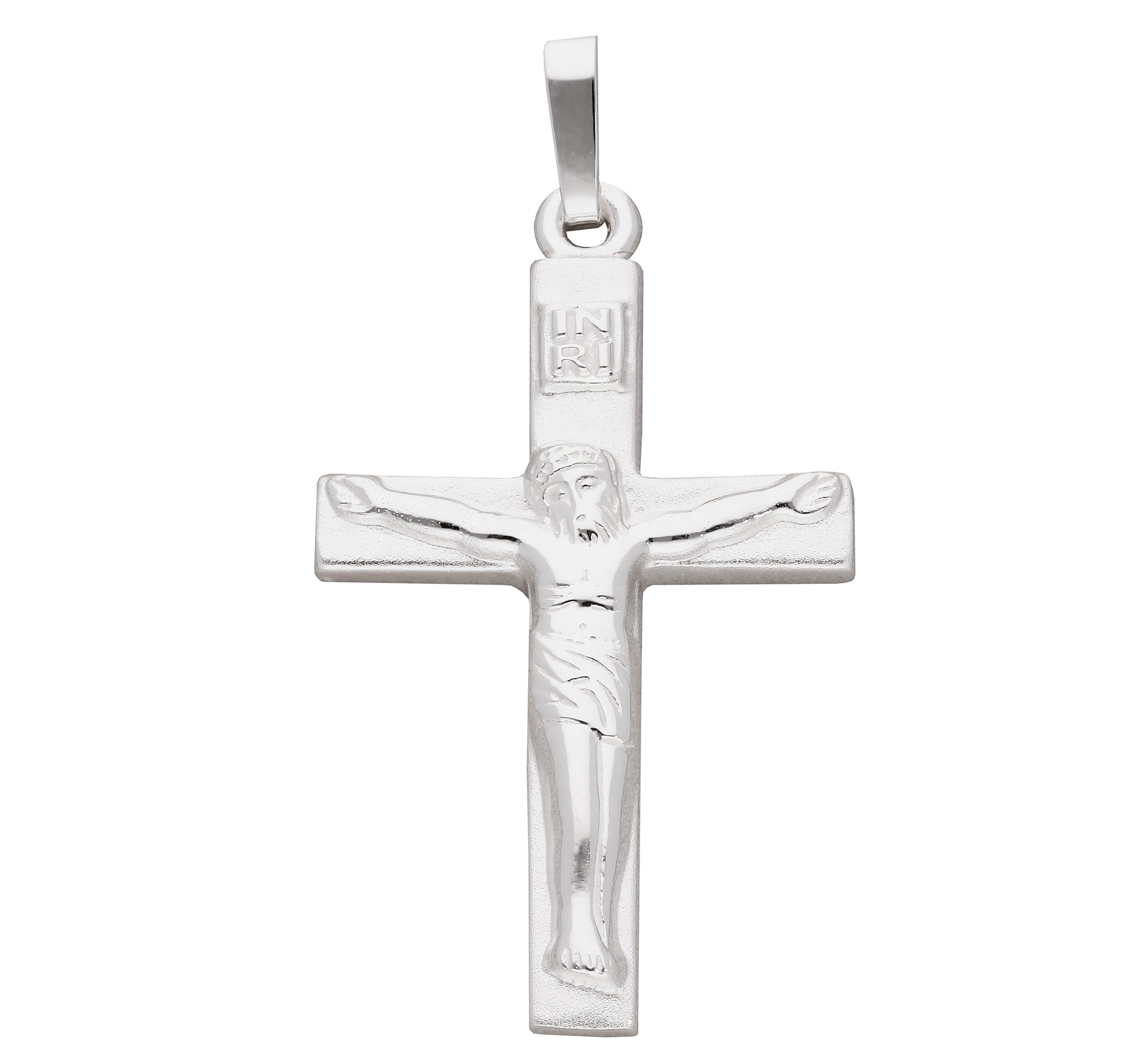 Korpus Kreuz Anhänger aus Silber