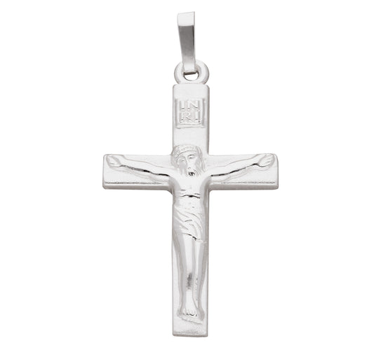 Korpus Kreuz Anhänger aus Silber