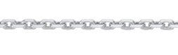Anker diamantiert Collier Kette aus Silber