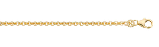 Anker rund Collier Kette aus Gold