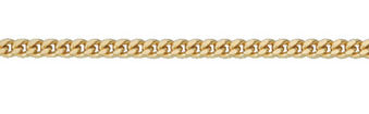 Flachpanzer Collier Kette aus Gold