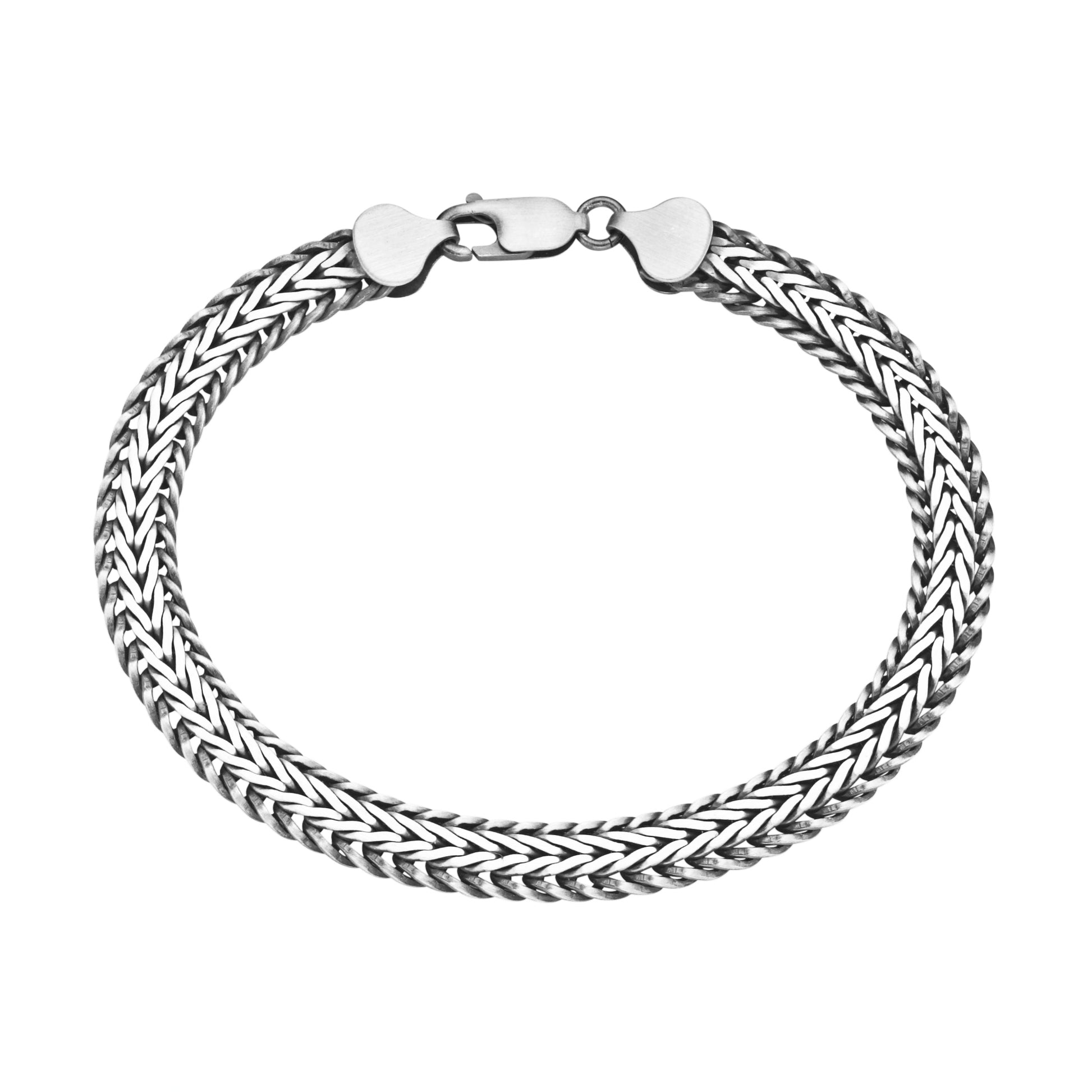 Armband 21 cm Fantasie 925/- Sterling Silber