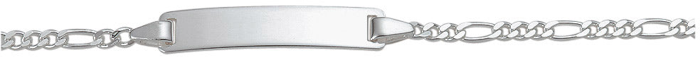 Figaro Id-Armband aus Silber