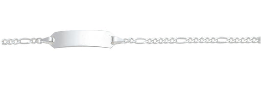 Figaro Id-Armband aus Silber