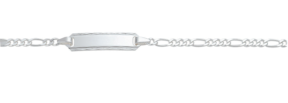 Figaro Id-Armband aus Silber