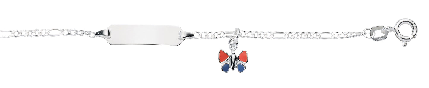 Figaro Id-Armband aus Silber