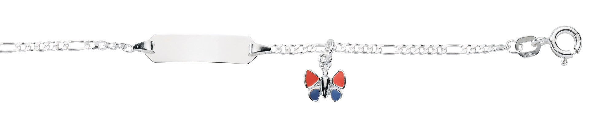 Figaro Id-Armband aus Silber