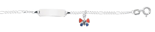 Figaro Id-Armband aus Silber
