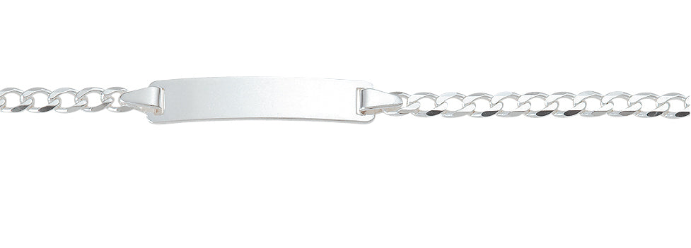 Flachpanzer Schildband aus Silber
