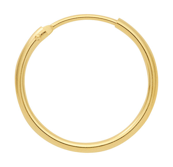 Röhrchencreole aus Gold