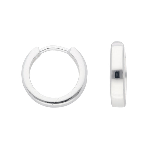 Silber Creolen 3 x 14 poliert