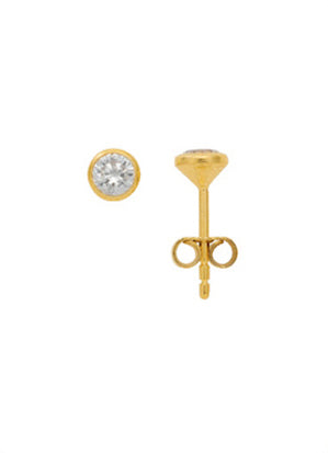 Ohrstecker aus Weißgold mit Zirkonia
