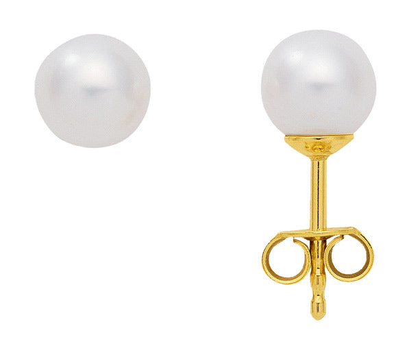 Gold Ohrstecker mit Zuchtperle