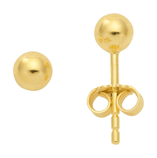 Kugel Ohrstecker aus Gold