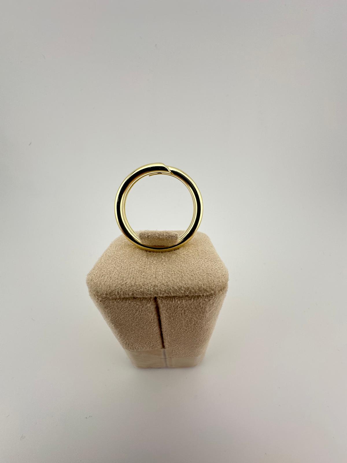 Goldring 585/- Gr. 56 7,10g mit 0,08ct Brillant