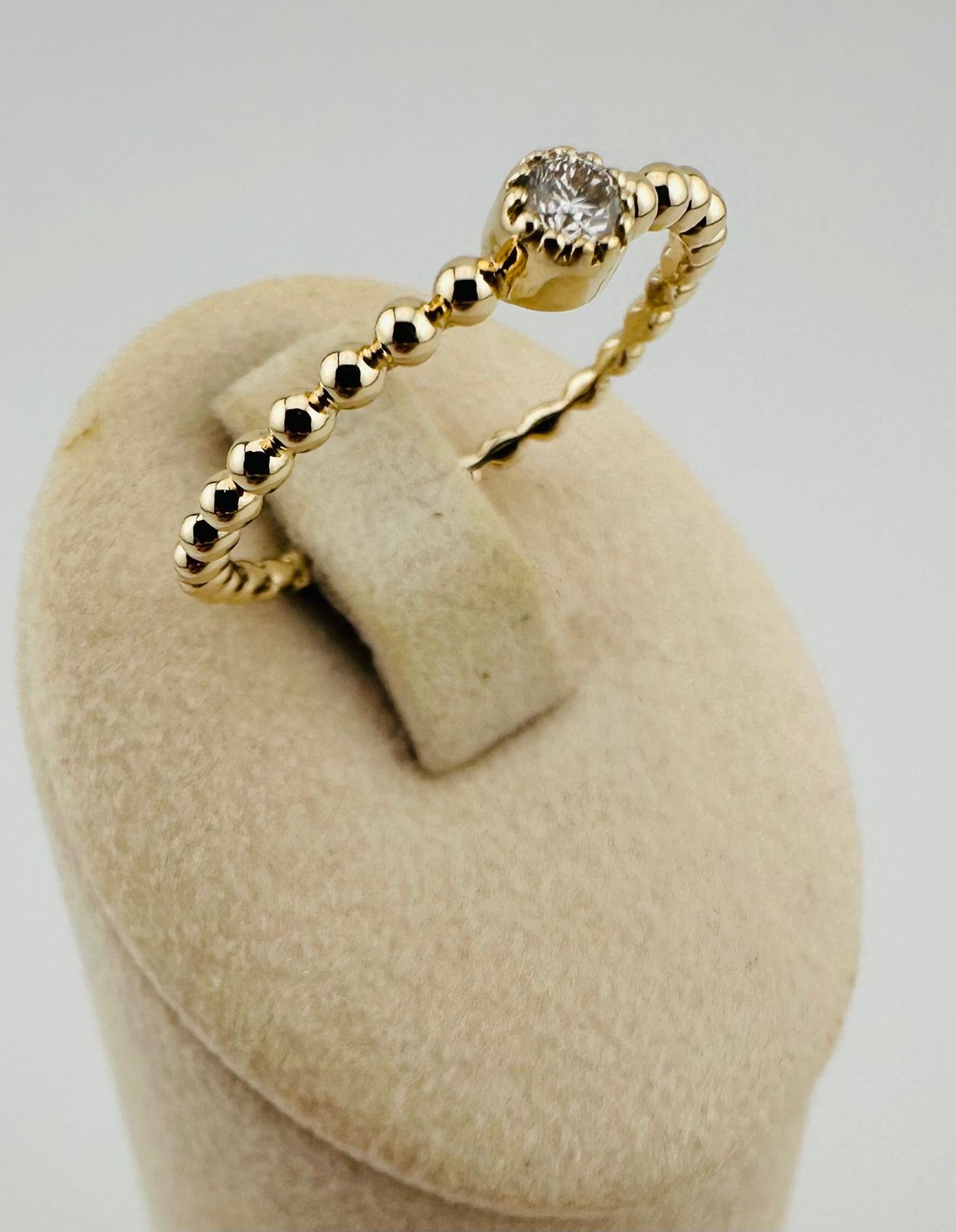 Verlobungsring 585/- 0,07 ct.