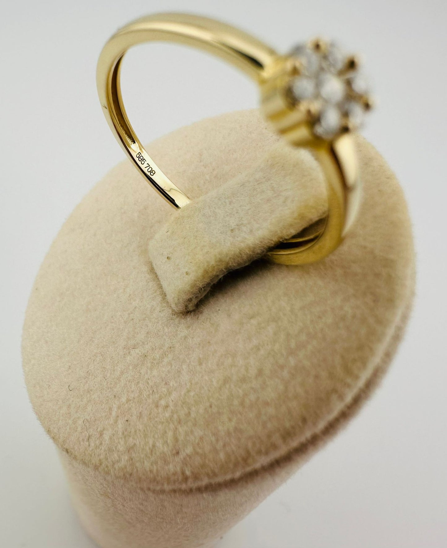 Verlobungsring 585/- 0,13 ct.