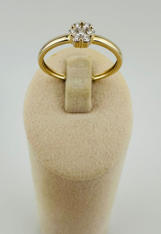 Verlobungsring 585/- 0,13 ct.