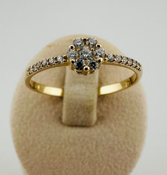 Verlobungsring 585/- Zirkonia