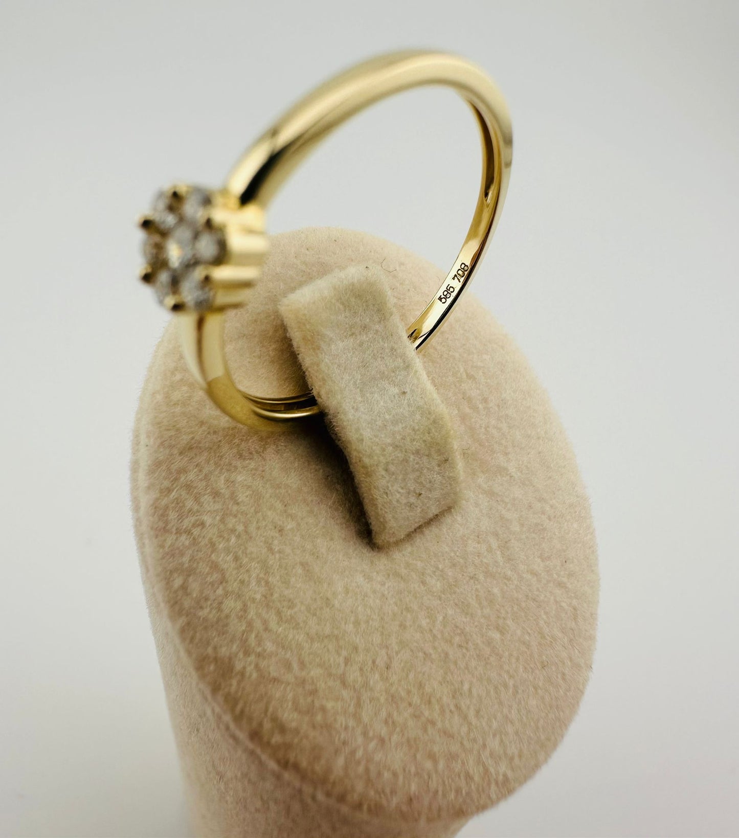 Verlobungsring 585/- 0,13 ct.
